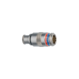 M-0M-PMN_T - Screw coupling connector - Free receptacle with knurled grip and mold stop