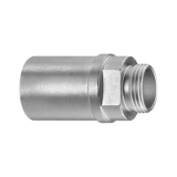 03-03-HVL - Screw coupling connector - Free receptacle, for device overmolding