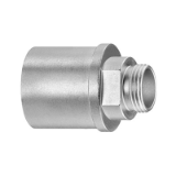 03-03-HVW - Screw coupling connector - Free receptacle, for device overmolding, large shell