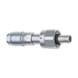 03-03-FVG_O - Screw coupling connector - Straight plug with oversize cable collet