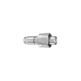 V-4V-FVN_Z - Screw coupling connector - Straight plug, cable collet and nut for fitting a bend relief