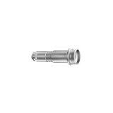 W-2W-PVG_Z - Screw coupling connector - Free socket, cable collet and nut for fitting a bend relief