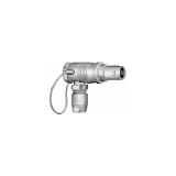 B-0B-FM - Quick release connector - Elbow plug, cable collet and lanyard release, long key