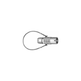 B-4B-PN - Quick release connector - Free receptacle, nut fixing, cable collet with lanyard release