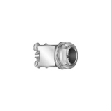 B-0B-EY - Push-pull connector - Fixed receptacle for printed circuit, nut fixing (back panel mounting)
