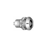 B-0B-HN - Push-pull connector - Fixed receptacle, nut fixing, with grounding tab, watertight or vacuum-tight