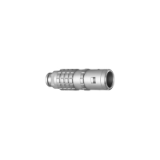 E-3E-FFA_Z - Push-pull connector - Straight plug, cable collet and nut for fitting a bend relief