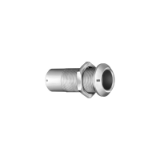 K-3K-SLG - Push-pull adapter / coupler - Fixed coupler, nut fixing, key (G) or keys (L) at the flange end, and key (G) or keys (C or L) at the other end, watertight or vacuumtight