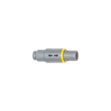 P-2P-CA_Z_J - Push-pull connector - Straight plug with cable collet and nut for fitting a bend relief