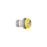 SP-SP-SK_B_J - Push-pull connector - Fixed socket, key (N) or keys (P, S and T),yellow, with two nuts (back panel mounting)