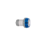 SP-SP-SL_B_A - Push-pull connector - Fixed socket, key (N) or keys (P, S and T),blue, with nut