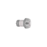 SP-SP-SL_B_G - Push-pull connector - Fixed socket, key (N) or keys (P, S and T),grey, with nut