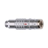 K-1K-FG_Z - Push-pull connector - Straight plug, cable collet and nut for fitting a bend relief