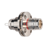 K-3K-FXW_Y - Push-pull connector - Fixed plug 'Y design' with round flange (4 hole fixing) without collet
