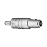01-01-FFS - Connecteur Push-Pull / Fiche droite pour sertissage de câble